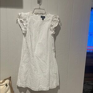 Polo by Ralph Lauren White Eyelet Dress
